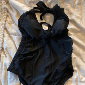 Motherhood Maternity Beach Bump Bathing Suit Size Small